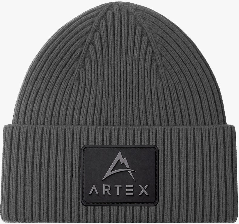 ARTEX LOGO BEANIE - GREY