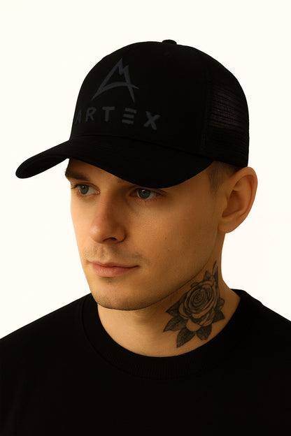 ARTEX LOGO CAP - BLACK