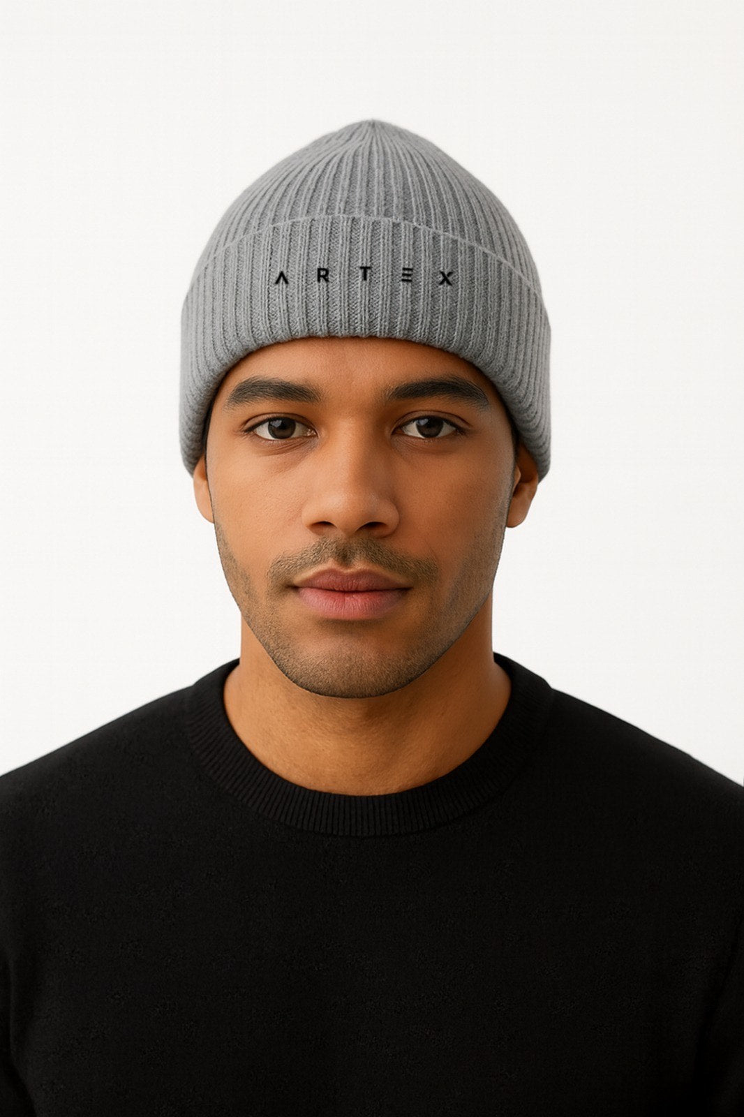 ARTEX LOGO BEANIE - GREY