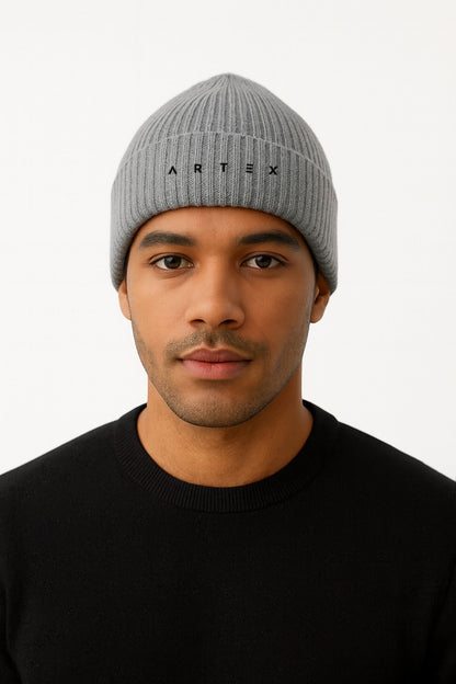 ARTEX LOGO BEANIE - GREY