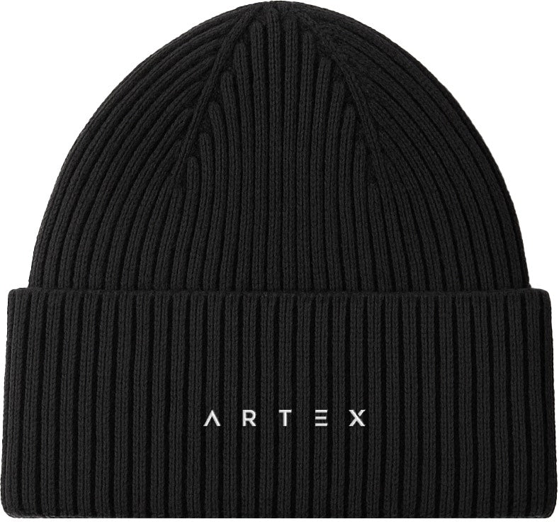 ARTEX LOGO BEANIE - BLACK